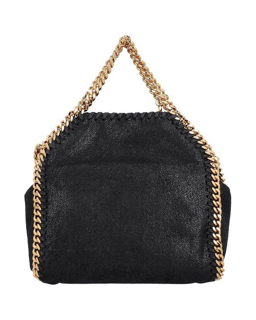 Stella McCartney Black Falabella Tiny Tote Bag