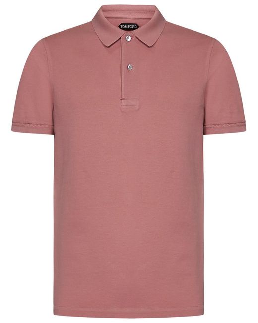 Tom Ford Pink Polo Shirt for men