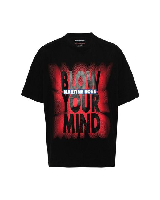 Martine Rose Black T-shirts for men