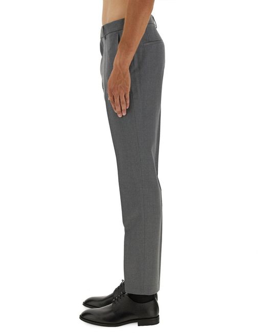 Boss Gray Slim Fit Pants for men
