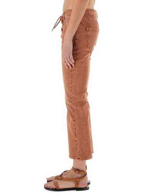 Isabel Marant Orange Pants "Vanel"
