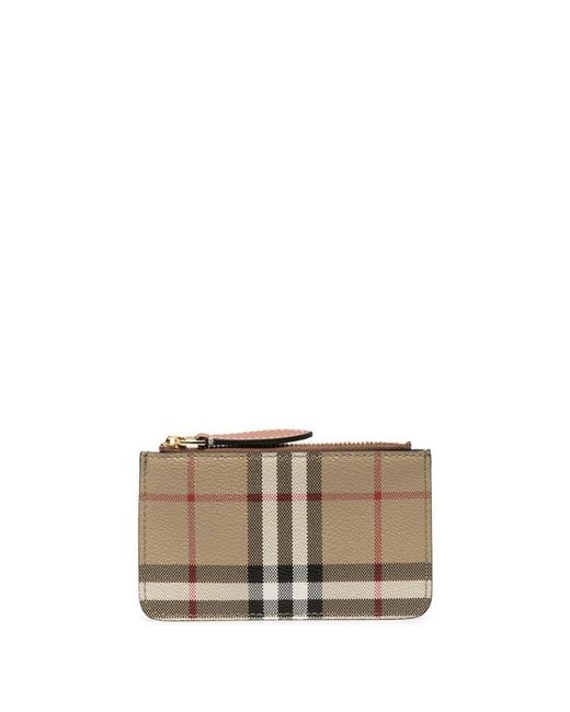 Burberry Natural Zipped Coin Case