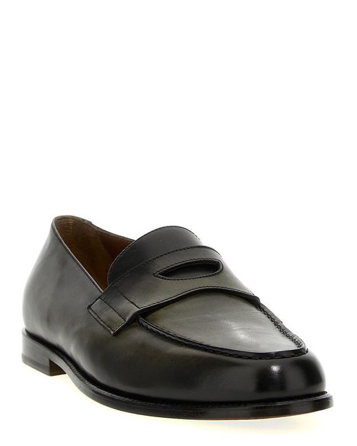 Doucal's Black '50 Years Anniversary' Loafers for men