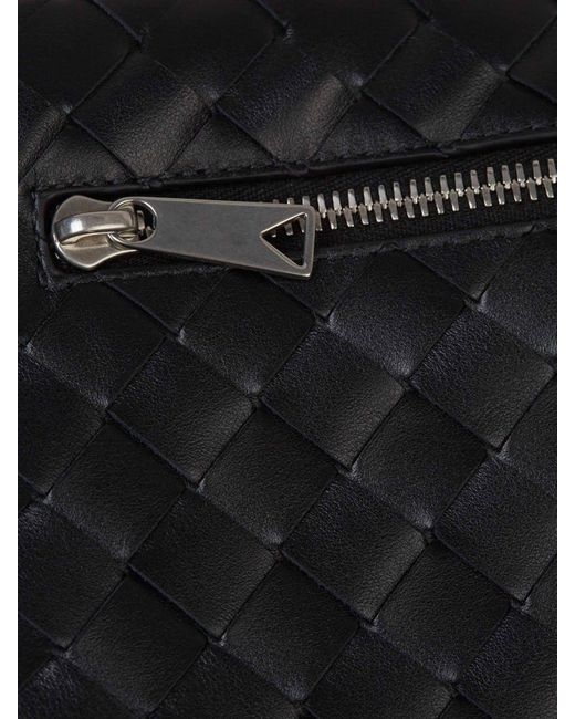 Bottega Veneta Black Leather Intrecciato Document Holder for men