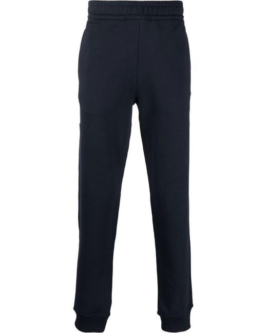 Burberry Blue House Check-panelled Track Pants for men