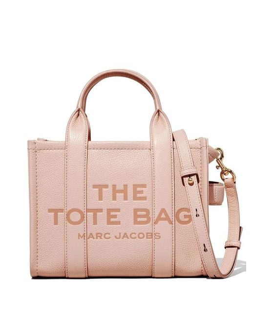 Marc Jacobs Pink The Leather Crossbody Tote Bag