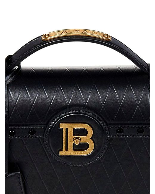 Balmain Black Paris B-buzz Dynasty Handbag