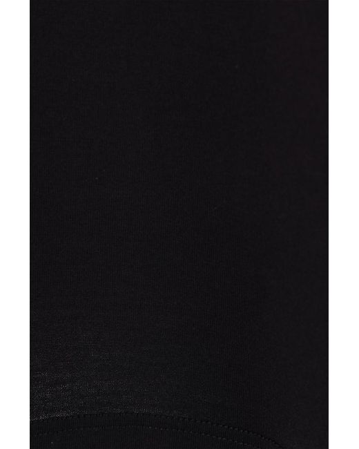 Saint Laurent Black T-Shirts And Polos for men