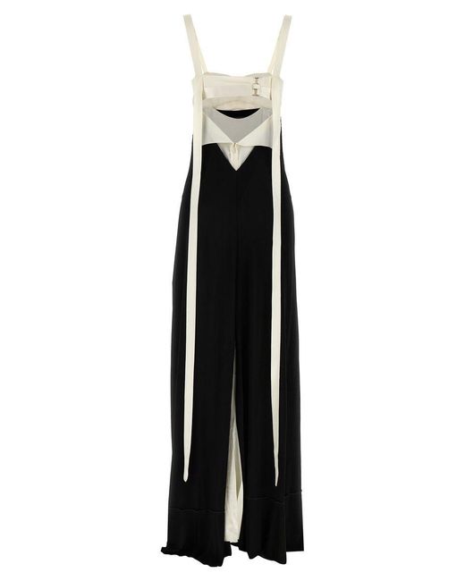 Victoria Beckham Black Bra Detail Dress Dresses