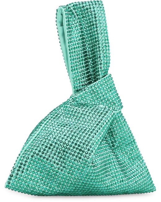 GIUSEPPE DI MORABITO Green Rhinestones Mini-Bag
