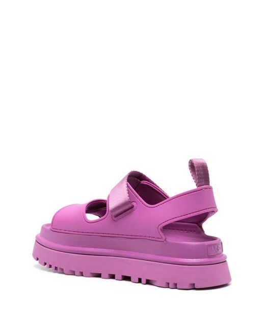 Ugg Purple Golden Glow Touch-Strap Sandals