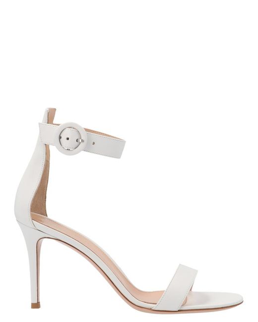 Gianvito Rossi Natural 'Portofino' Sandals