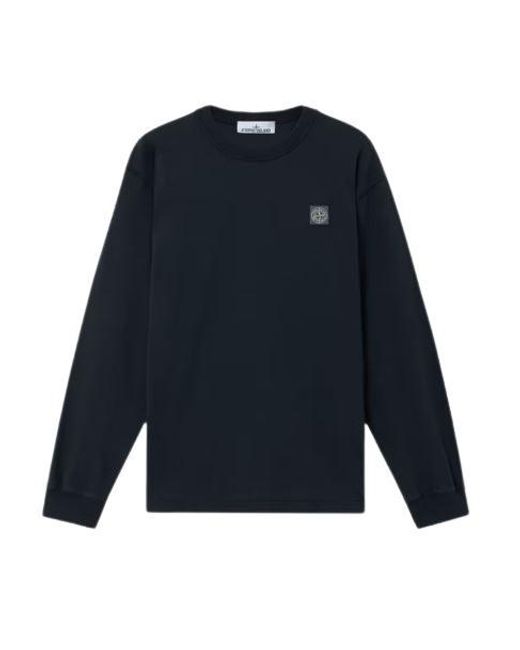 Stone Island Blue T-shirts And Polos for men