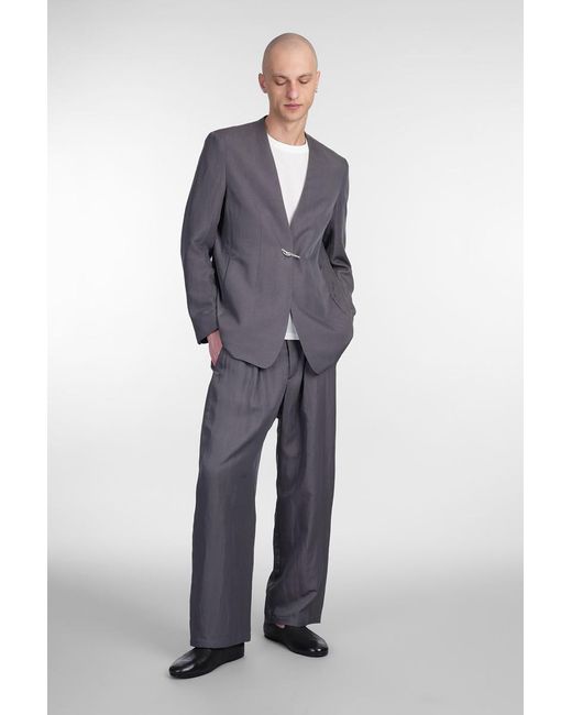 Attachment Gray Blazer for men