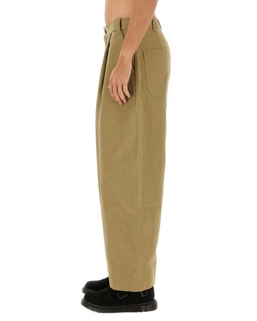 Studio Nicholson Natural Pants "Sorte" for men