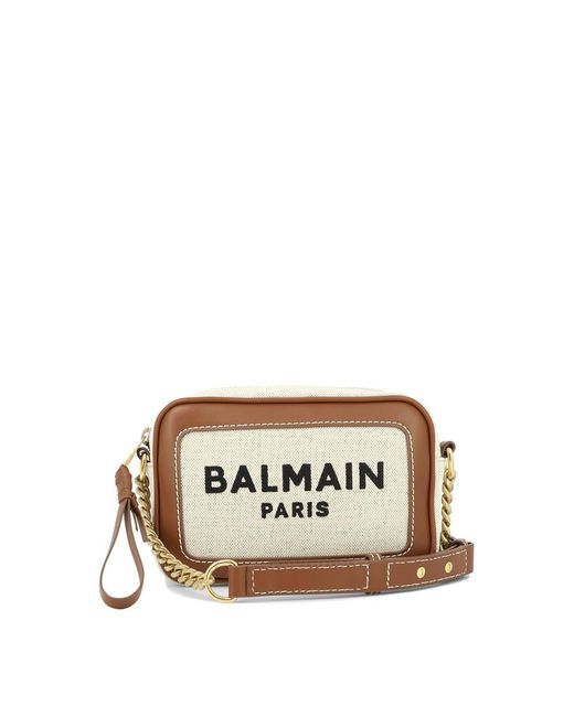 Balmain Metallic " Paris" Crossbody Bag