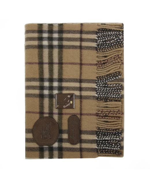 Burberry Green Mu M Chk With Badges