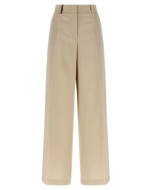 Peserico Natural Palazzo Pants