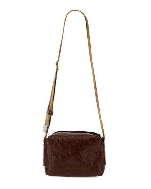 Uma Wang Brown Small Leather Bag