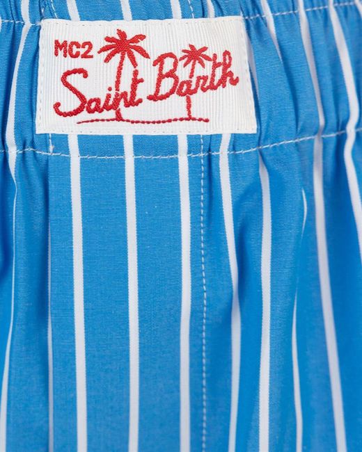 Mc2 Saint Barth Blue Shorts