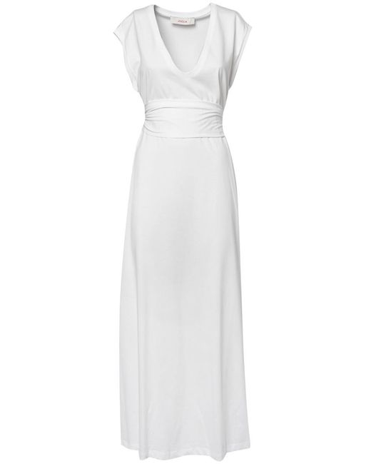 Jucca White Jersey Dress With Belt