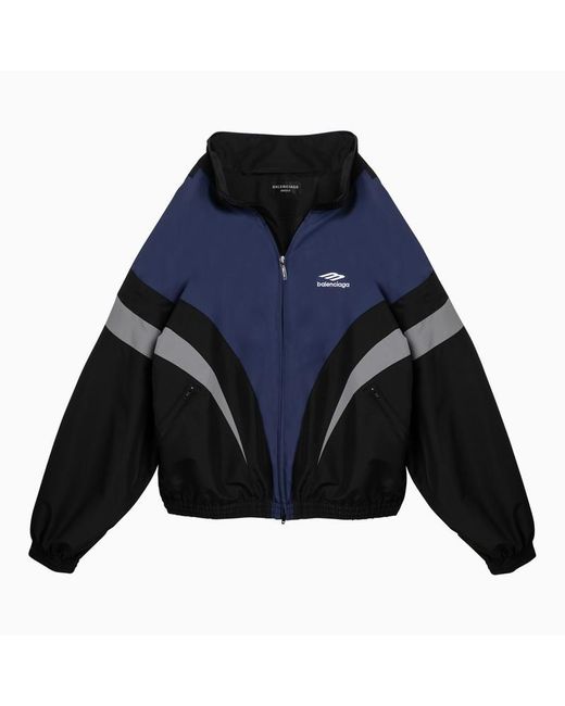 Balenciaga Blue Off Shoulder Tracksuit 3B Sports Icon// Jacket for men