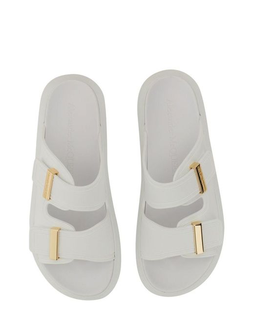 Alexander McQueen White 'Hybrid Oversize' Sandals