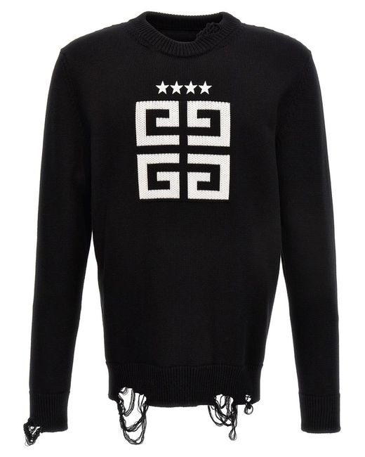 Givenchy Black 4g Sweater for men
