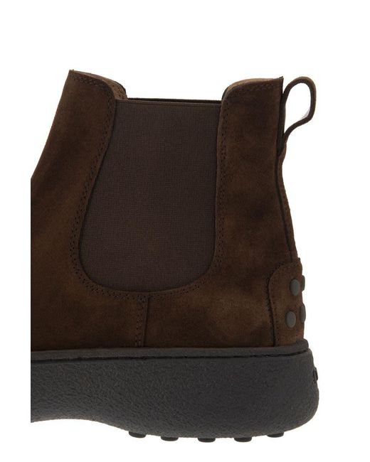 Tod's Brown Chelsea Boot W for men