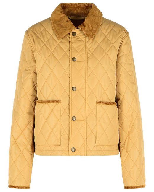 Burberry Yellow 'Padded' Polyamide Jacket