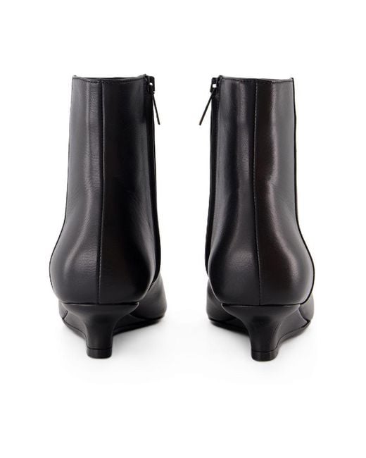 TOTEME Sharp Ankle Boots in Black | Lyst