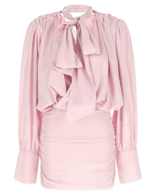 ROTATE BIRGER CHRISTENSEN Pink 'Ls Mini Dress' Dress