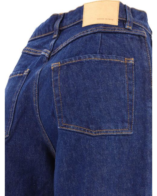 Magda Butrym Blue Classic Flare Jeans