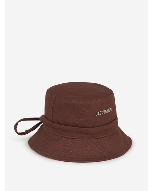 Jacquemus Brown Le Bob Gadjo Hat for men
