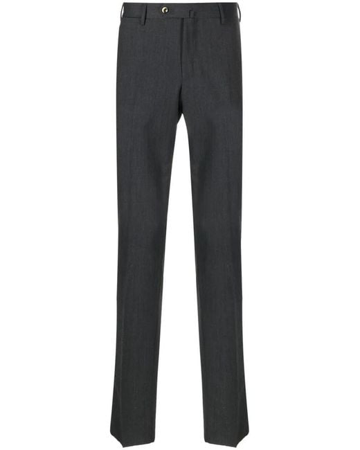 PT Torino Gray "Slim" Trousers for men