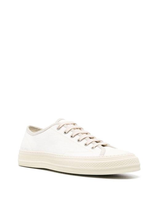 Common Projects White Tournament Canvas Sneakers for men