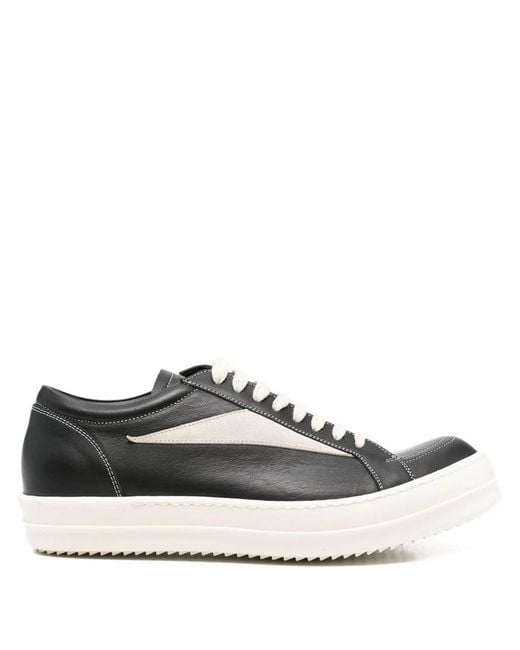 Rick Owens White Vintage Sneaks for men