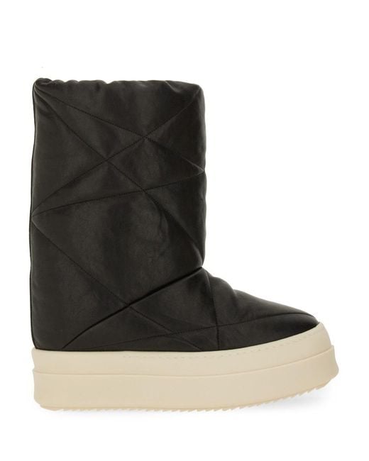 Rick Owens Black Boot "Mega Bumper Lunar"