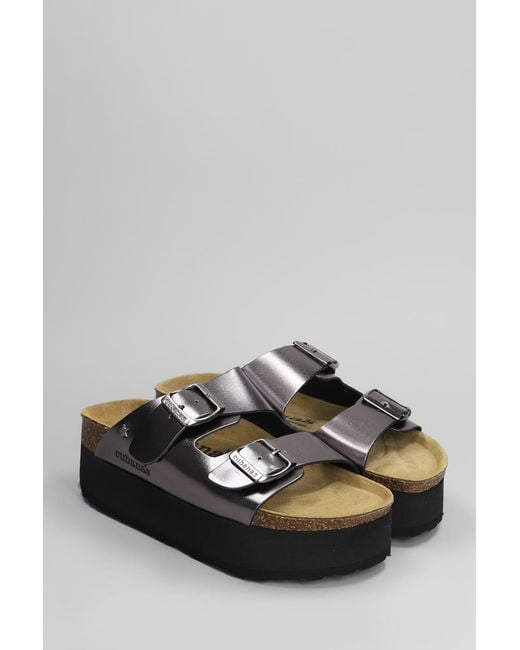 Cubanas Gray Amalia Flats