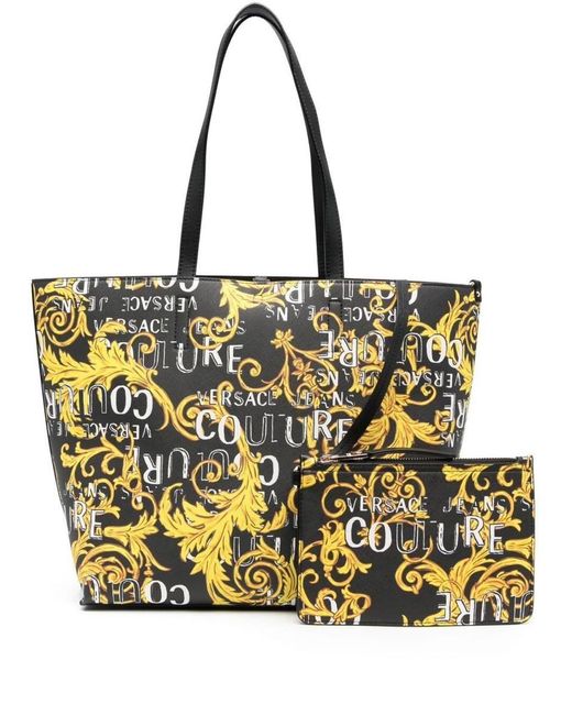 Versace Jeans Couture Range Z - Reversible Shopper in Yellow | Lyst