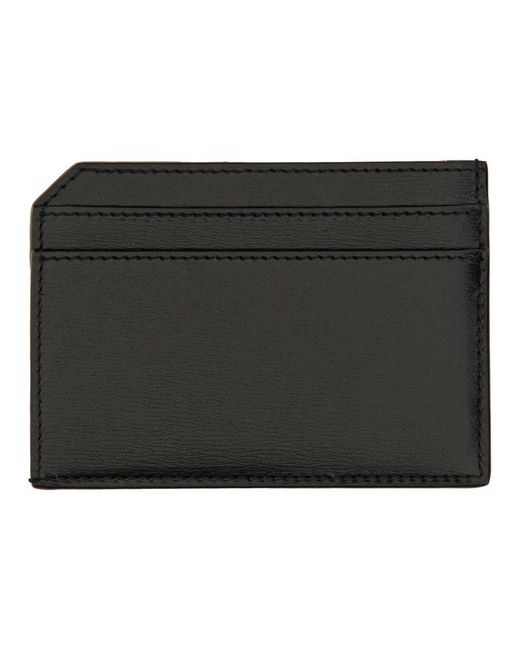 Saint Laurent Black Open Card Case "Tiny Cassandras" for men