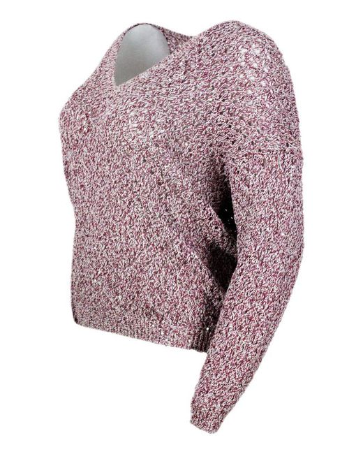Eleventy Purple Sweaters