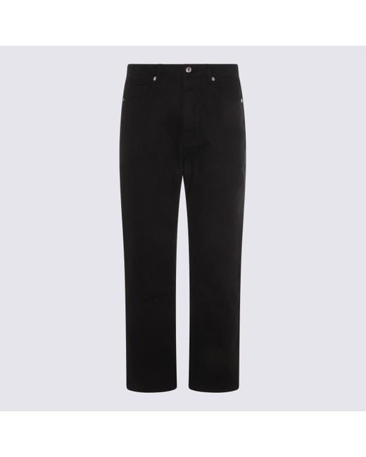 Maison Kitsuné Black Jeans Nero for men