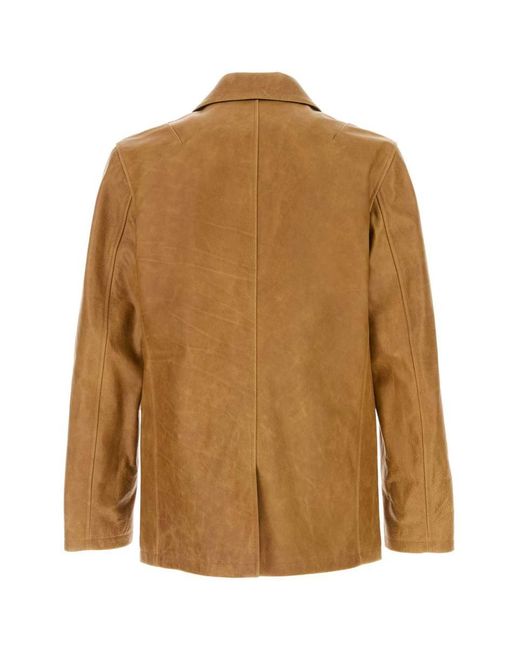 Our Legacy Brown Leather Jackets for men