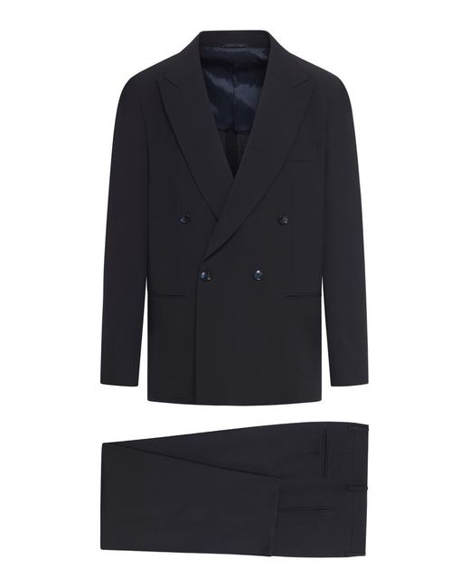Giorgio Armani Blue Formal Suit for men