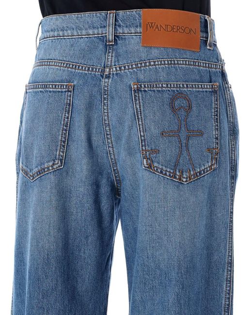 J.W. Anderson Blue Bootcut Jeans
