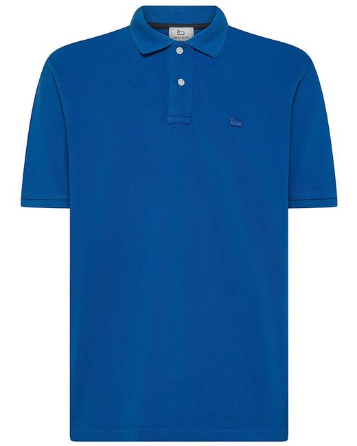 Woolrich Blue T-Shirts And Polos for men