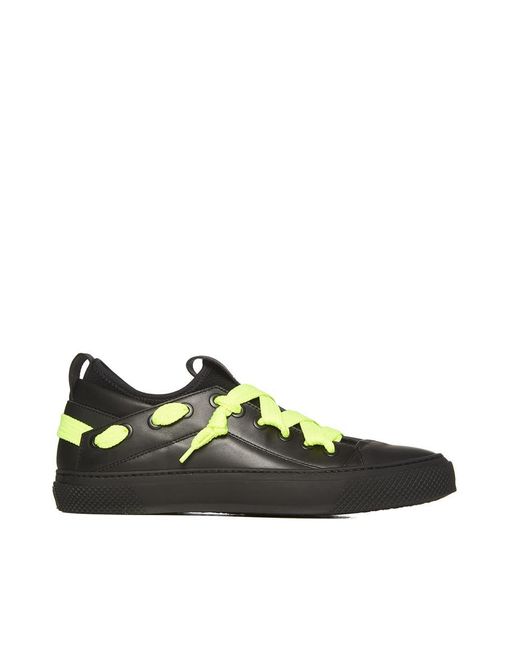 Bruno Bordese Green Bb Washed Sneakers for men