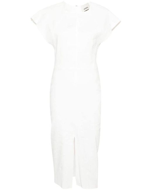 Isabel Marant White Mirna Midi Dress