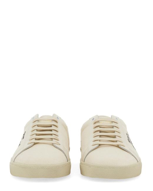 Saint Laurent White Sl06 Signa Sneakers for men